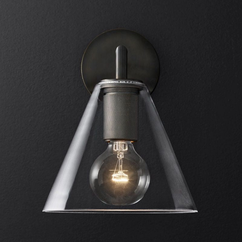 Aidas Funnel Shade Sconce