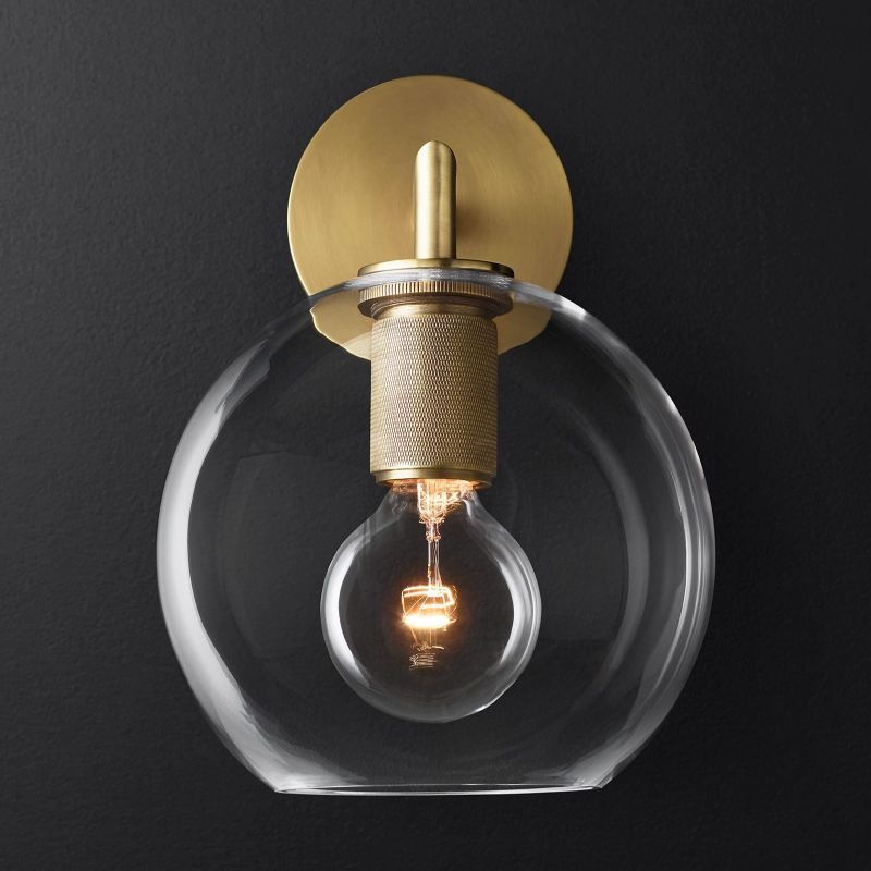 Aidas Globe Shade Sconce