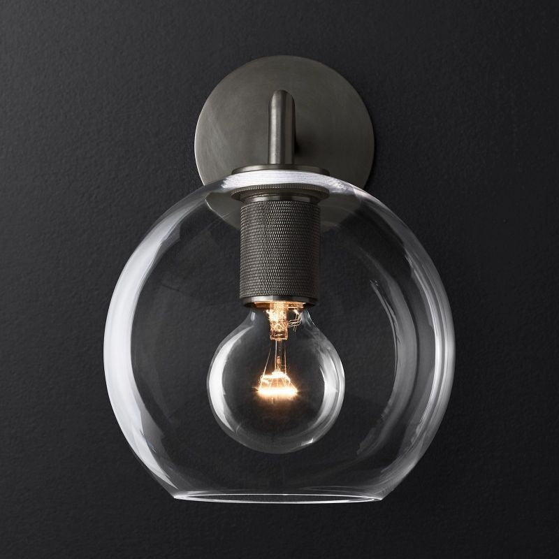 Aidas Globe Shade Sconce