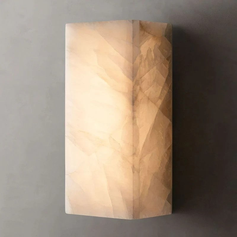 Alabaster Comiss Sconce