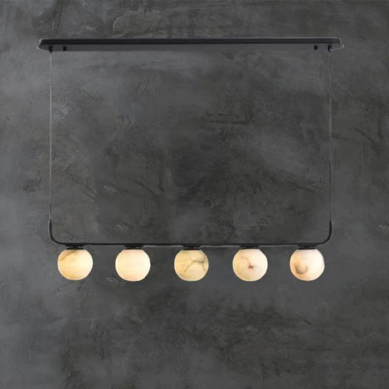 Alabaster Clool Linear Chandelier