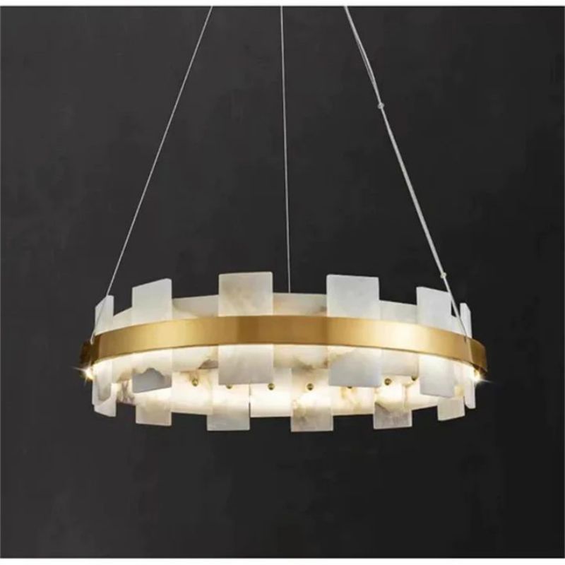 Alabaster Pomois Modern Chandelier