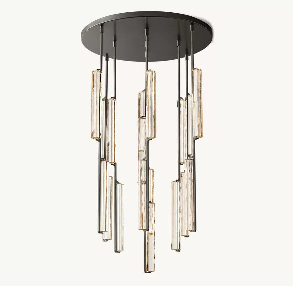 Audube Round Chandelier 40"D