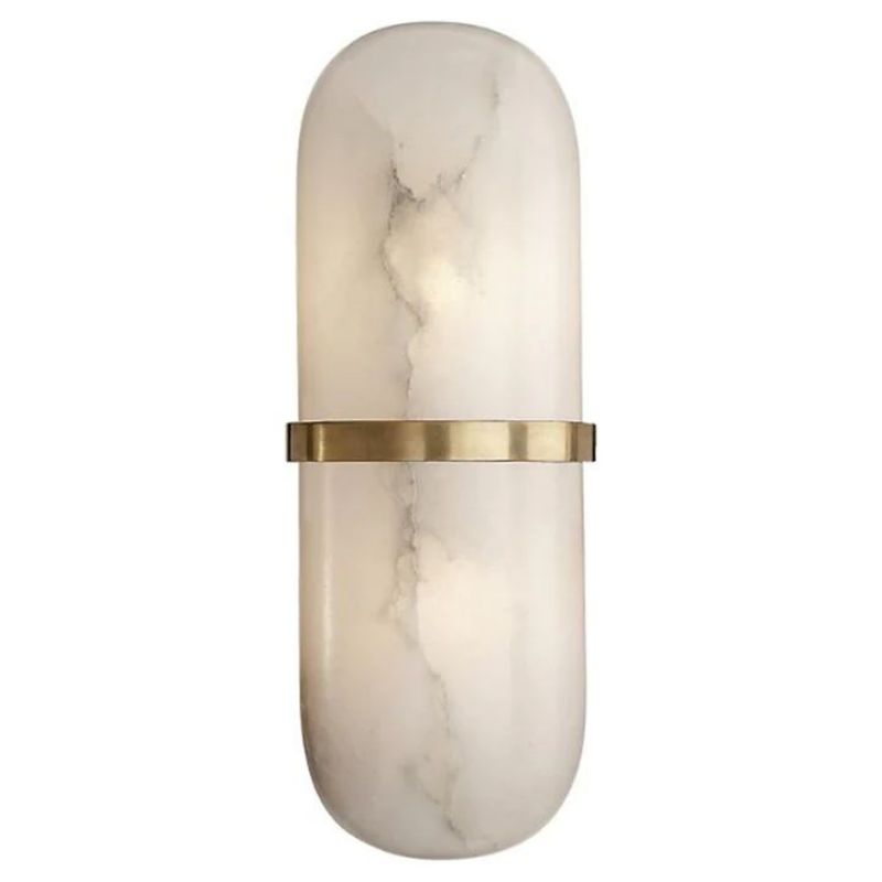 Alabaster Capsule Wall Sconce