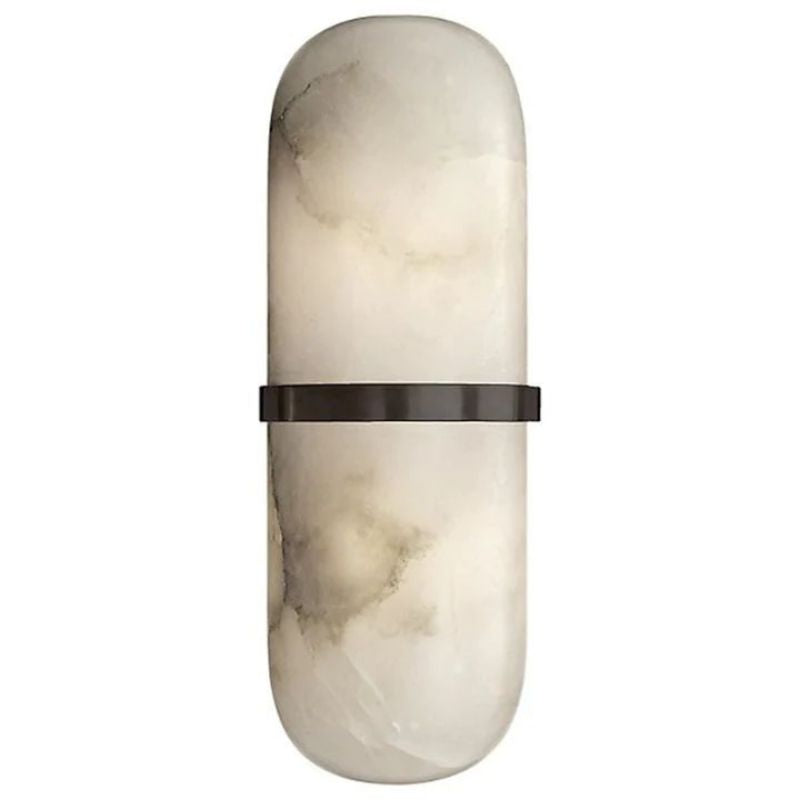 Alabaster Capsule Wall Sconce