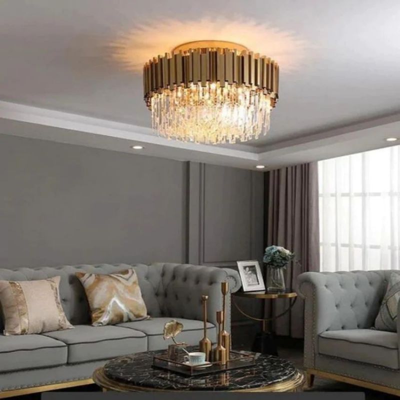 Bourbons Flush Mount Chandelier