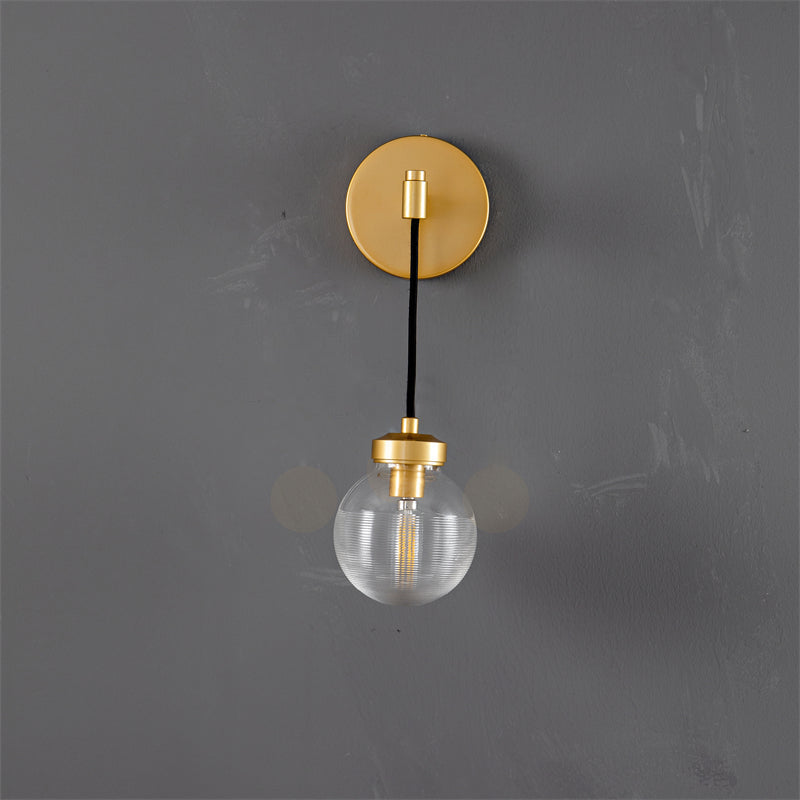 Coral Spherical Modern Wall Sconce