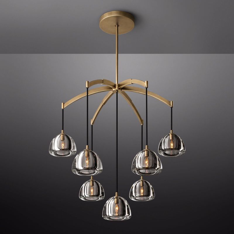 Dimple Round Chandelier 36"