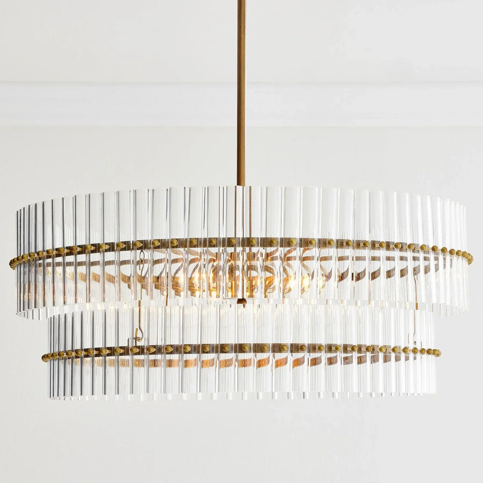 Macy Crystal Round Chandelier