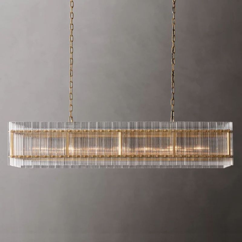 Fiona Rectangular Chandelier 54"