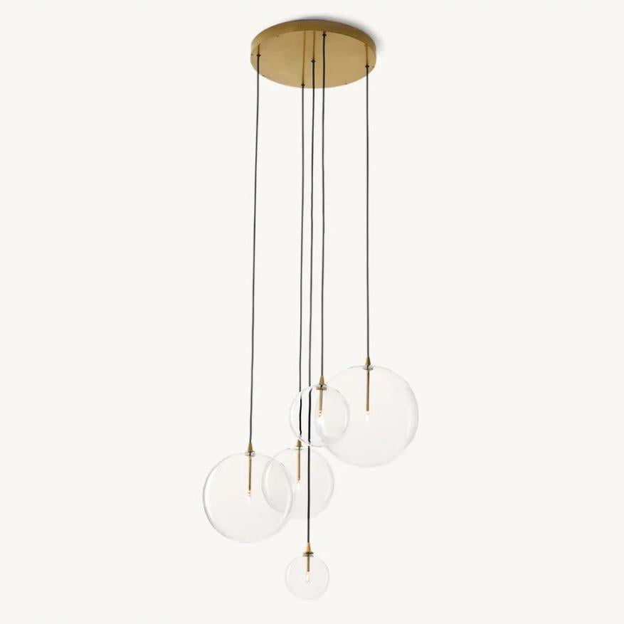 Bubble Globe Mobile Cluster Chandelier