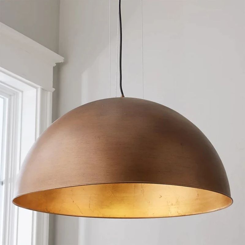 Industrial Dome Shade Pendant 30"