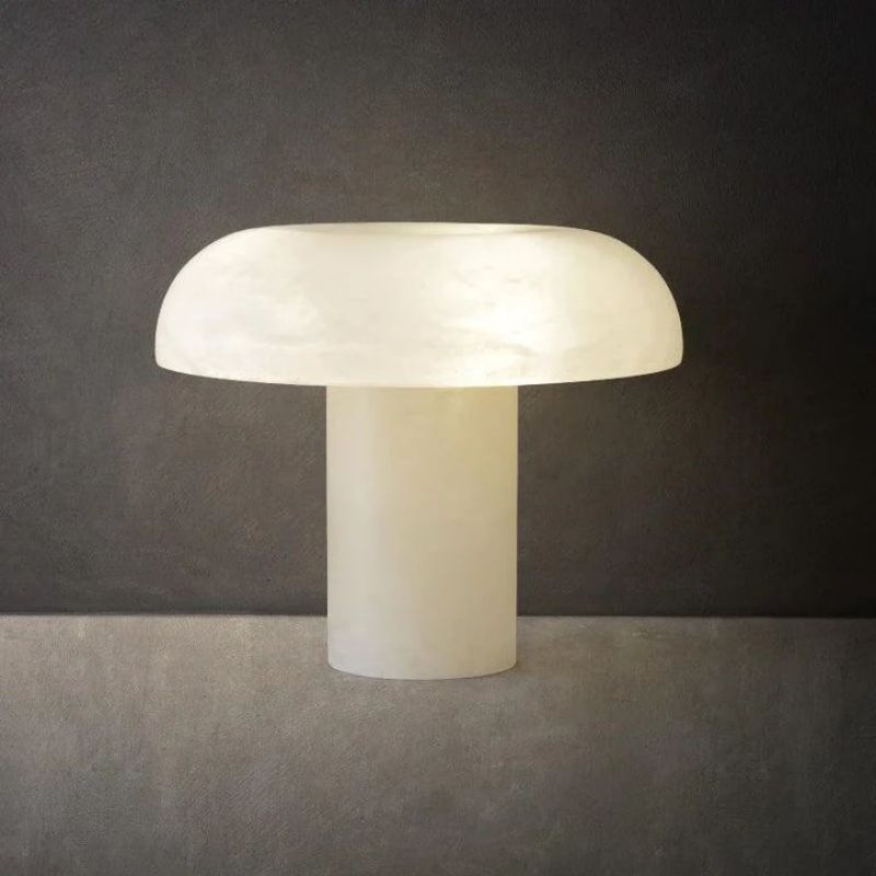 Alabaster Mushroom Table Lamp