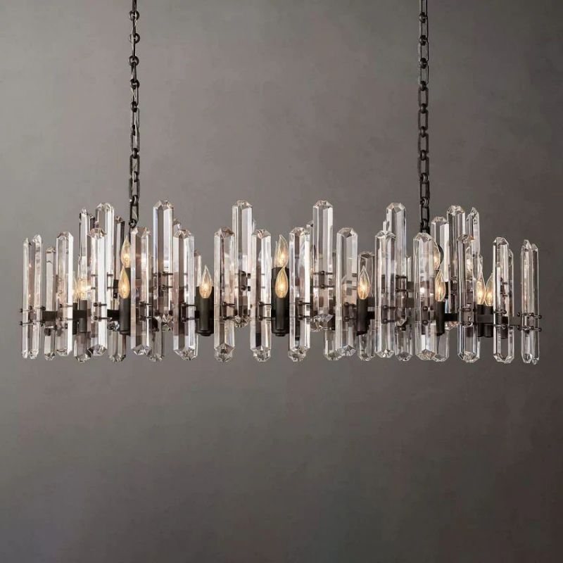 Kikumaru Linear Chandelier 54"