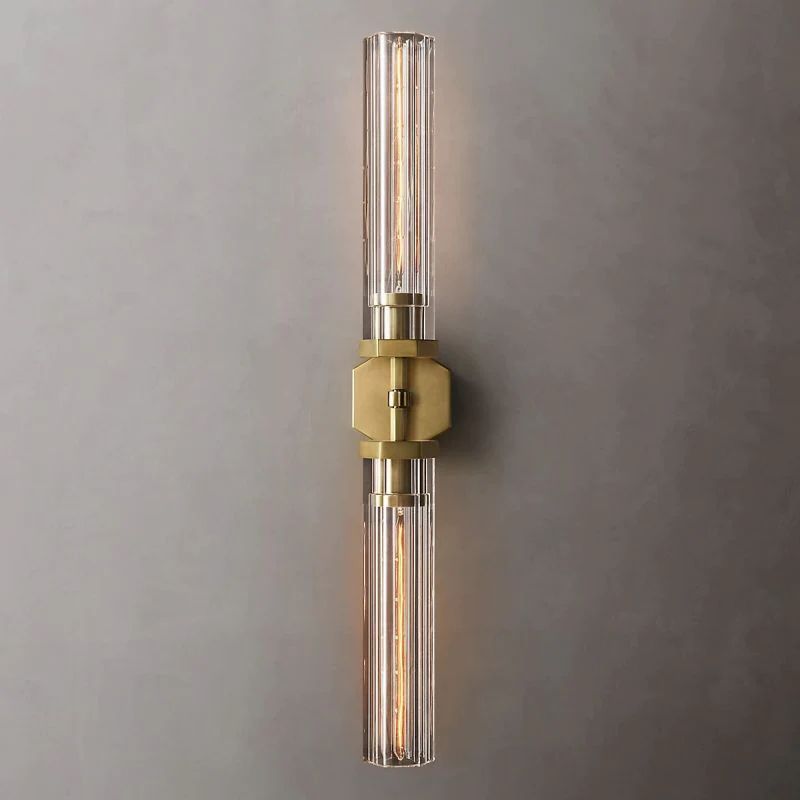 Lambert Polygonal Crystal Linear Wall Sconce