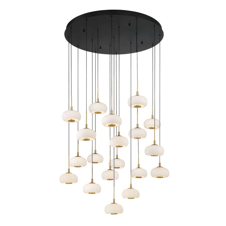 Lanterns 19 Light Round LED Chanderlier