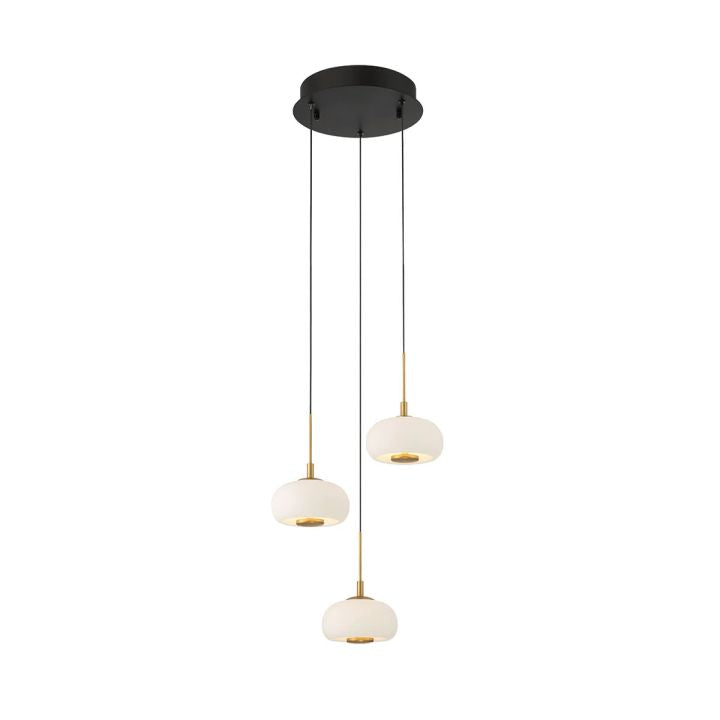 Lanterns 3 Light Round LED Pendant