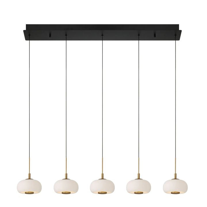 Lanterns 5 Light Linear LED Chanderlier