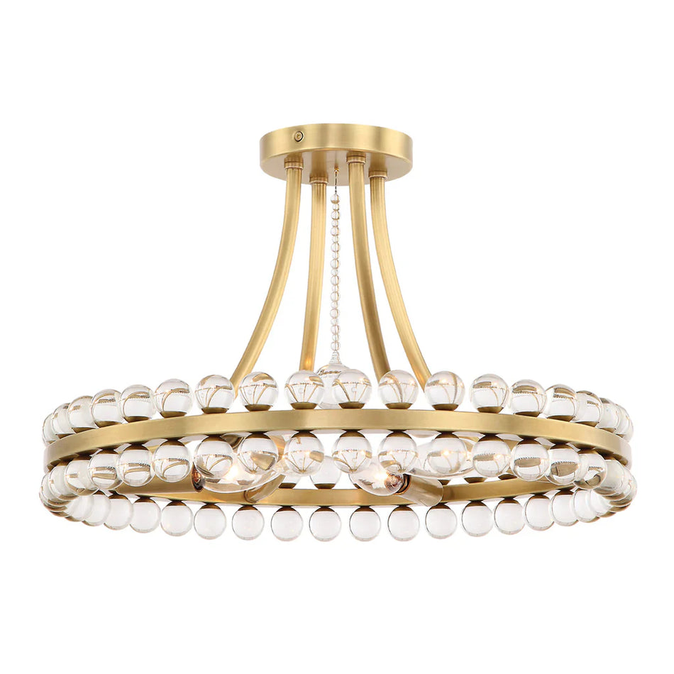 Latin 4 Light Chandelier-Flush Mount