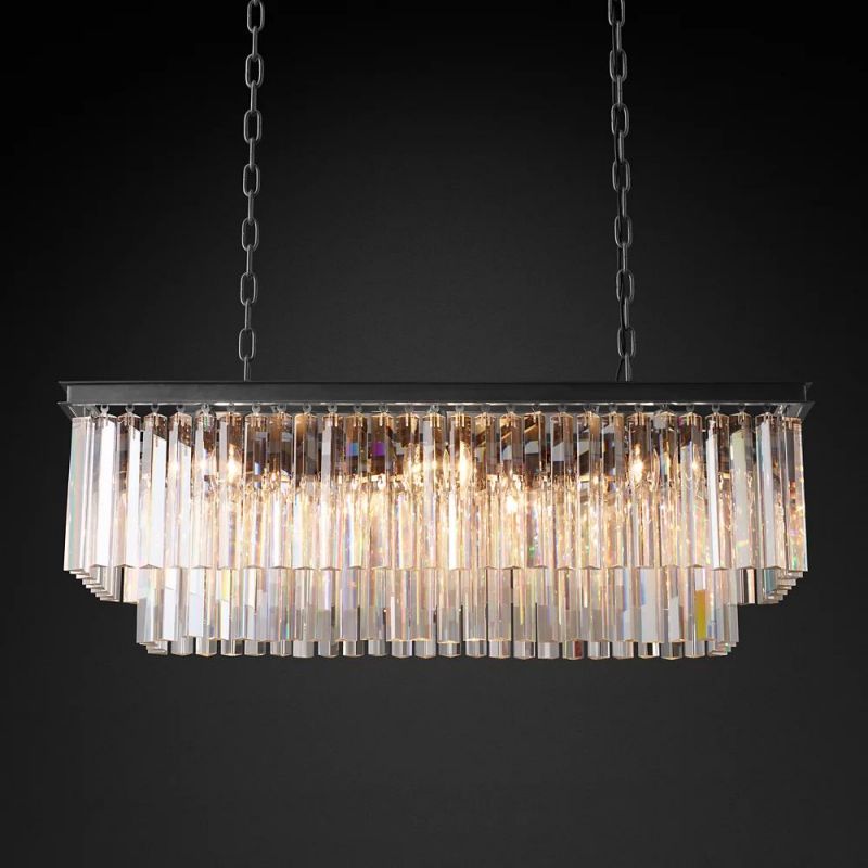 Leonor Rectangular Chandelier 40“