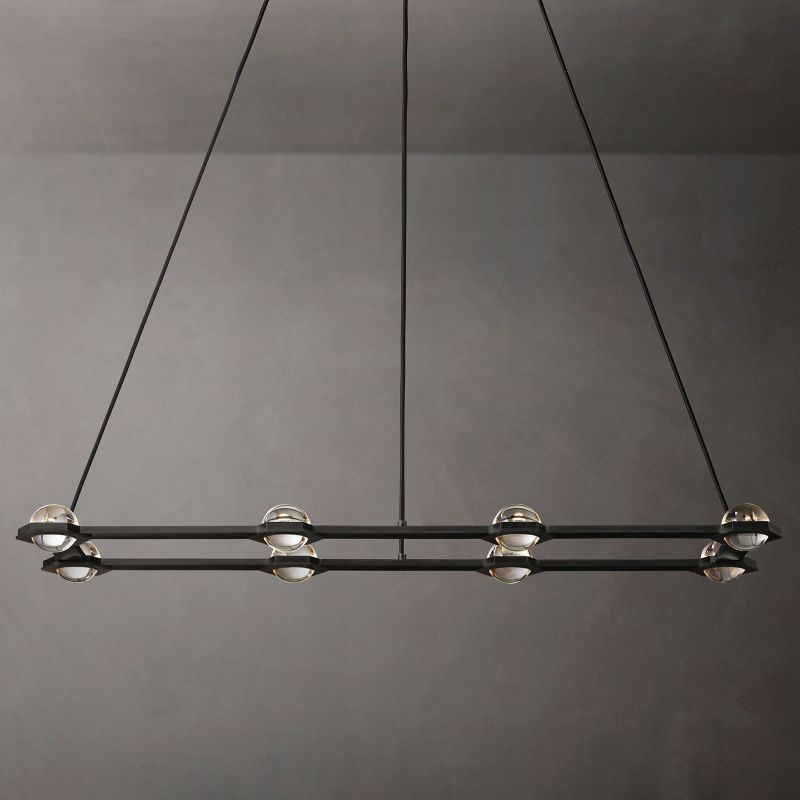 Liam Rectangular Chandelier 54"