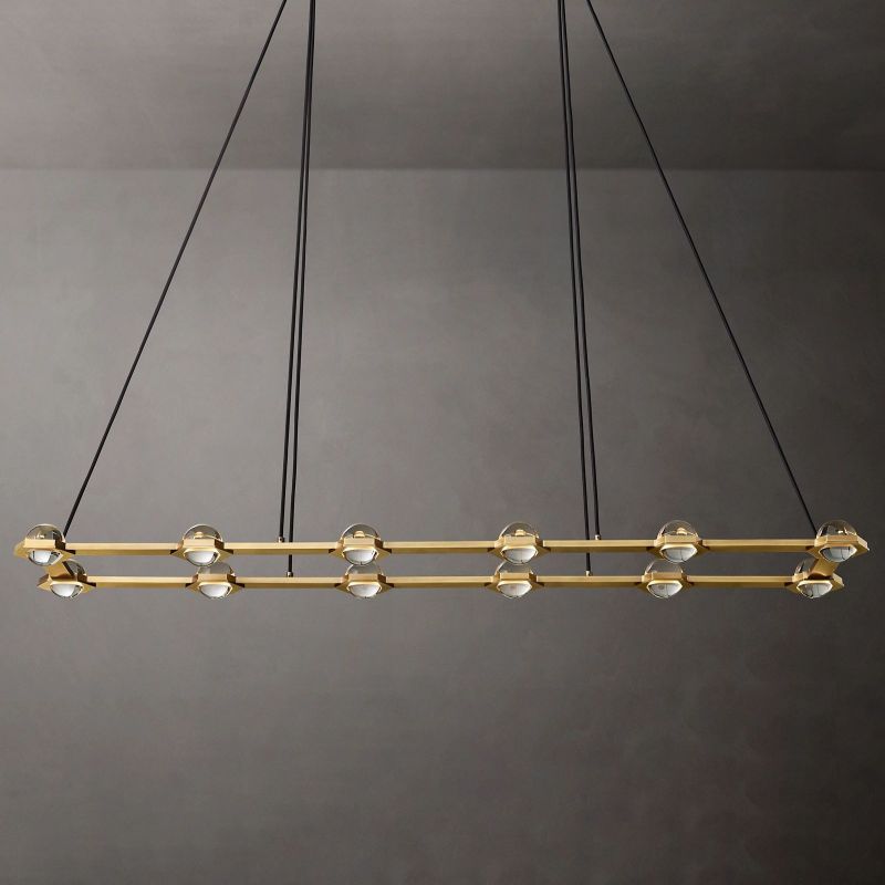 Liam Rectangular Chandelier 72"