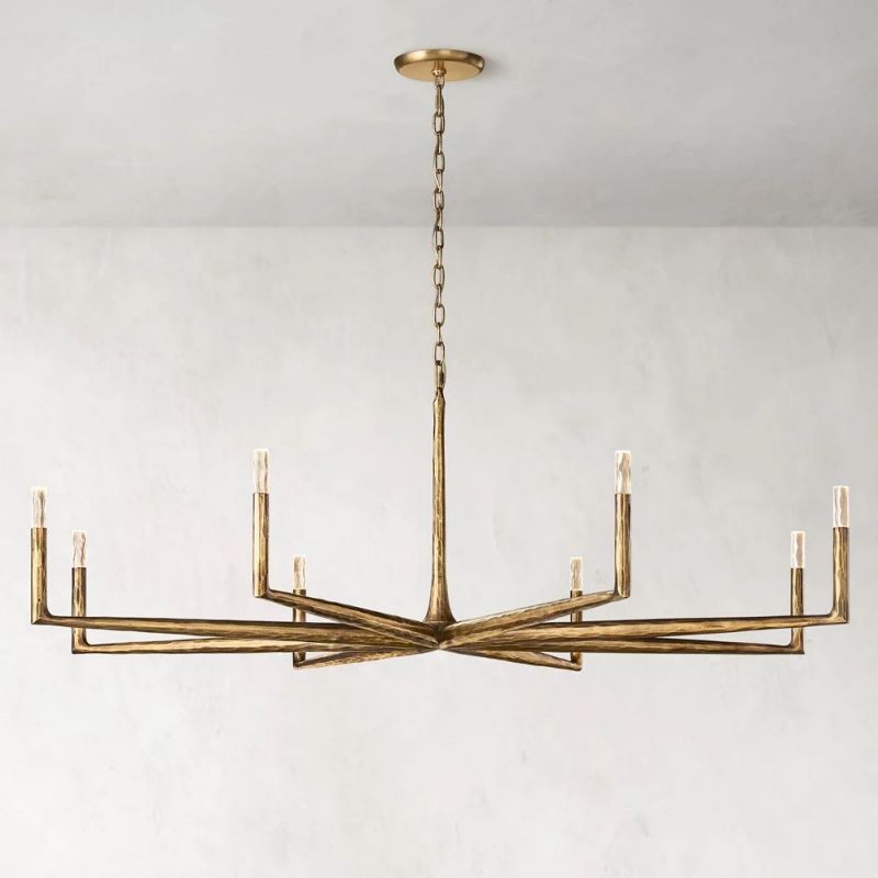 Logan Forged Round Chandelier 72"