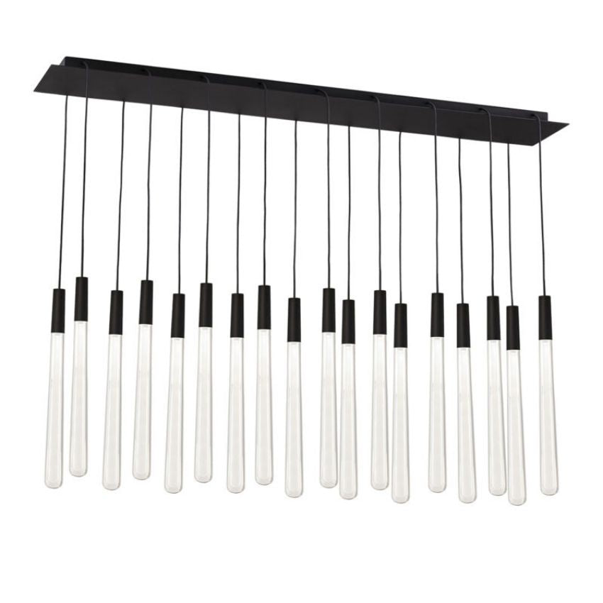 Nolan 18-Light Linear Crystal Chandelier 48"