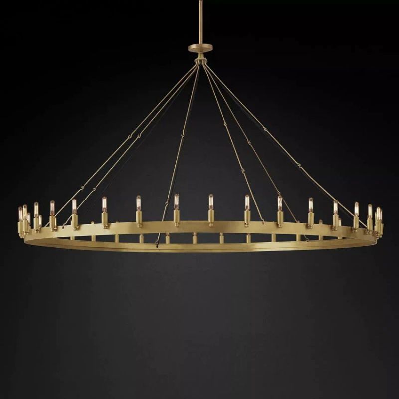 Nadec Vintage Filament Round Chandelier