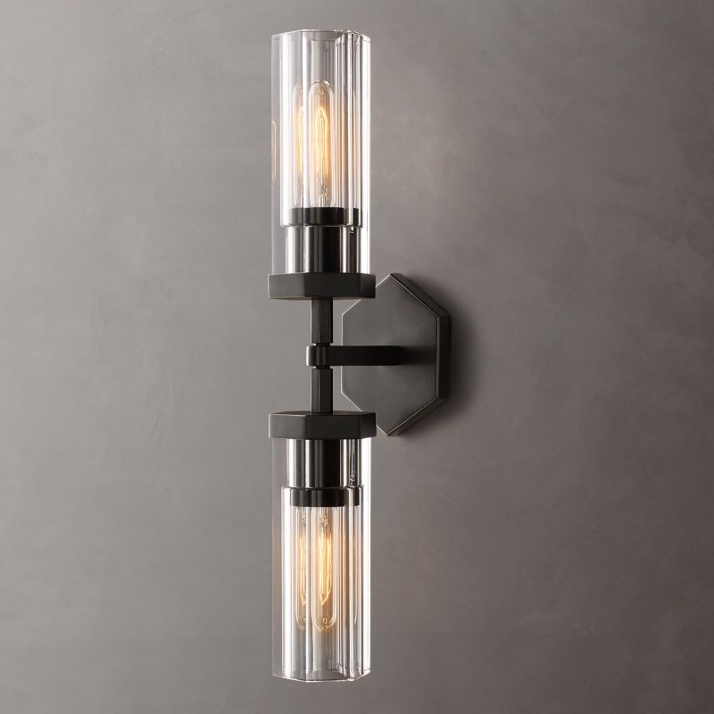 Noah Hexagonal Linear Sconce 20"W