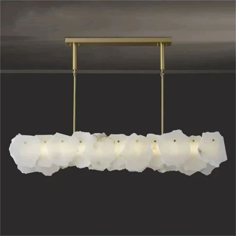 Sbulas Alabaster Linear Chandelier