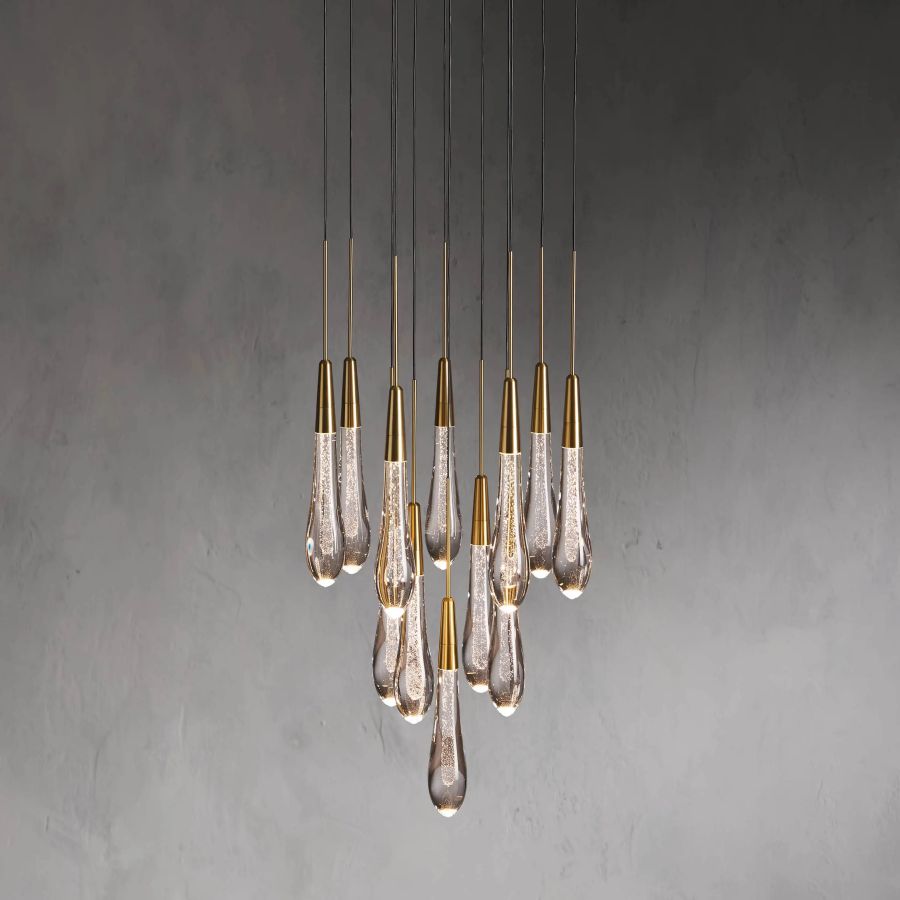 Raindrop Round Chandelier