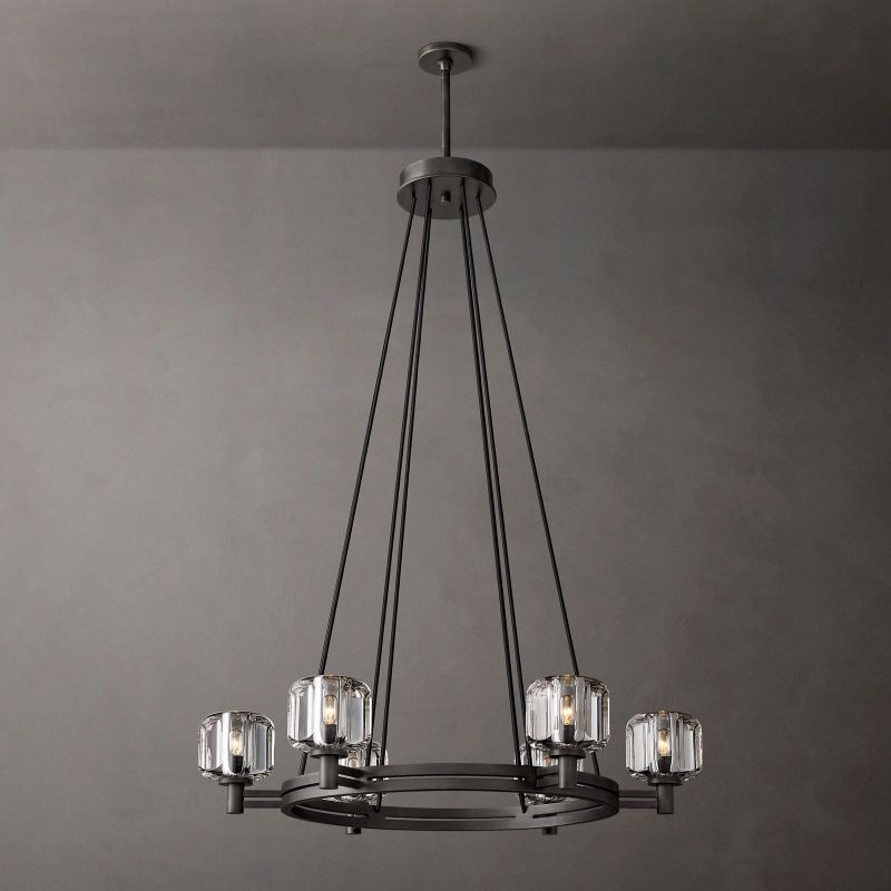 Sebendek Round Chandelier 36"