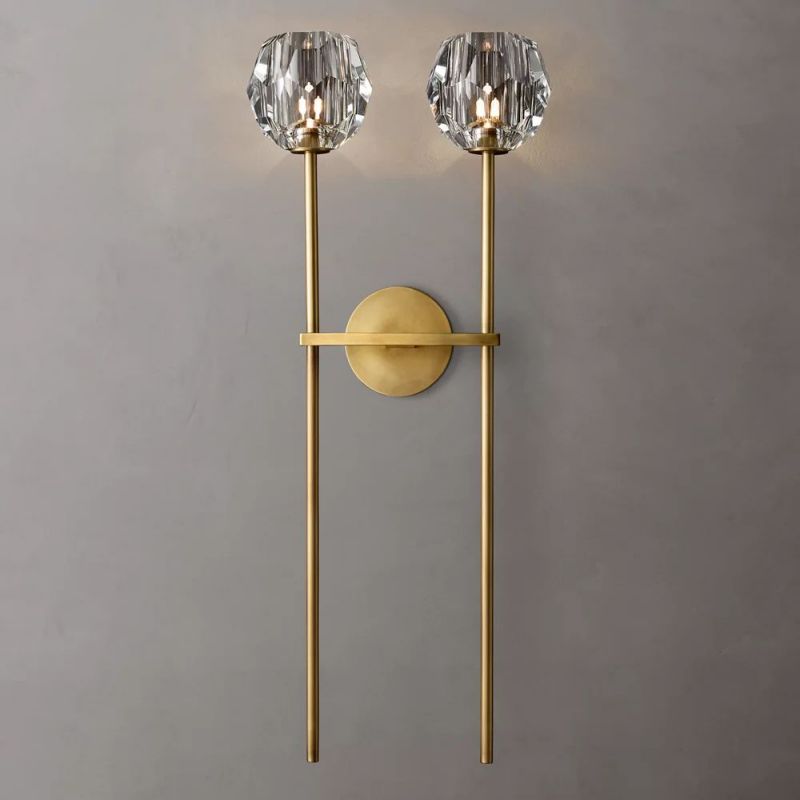 Sibole Glass Double Sconce