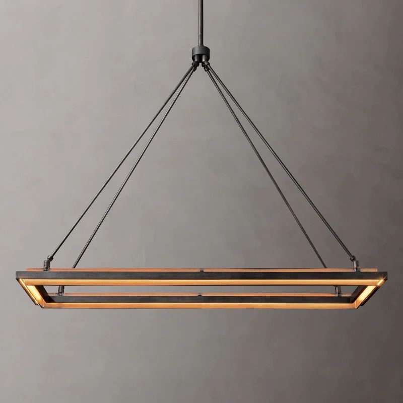 Spere Rectangular Chandelier 48"