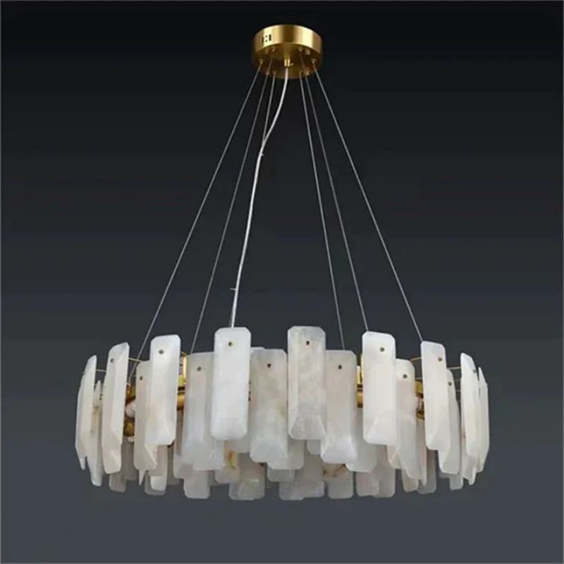 Dien Alabaster Round Chandelier