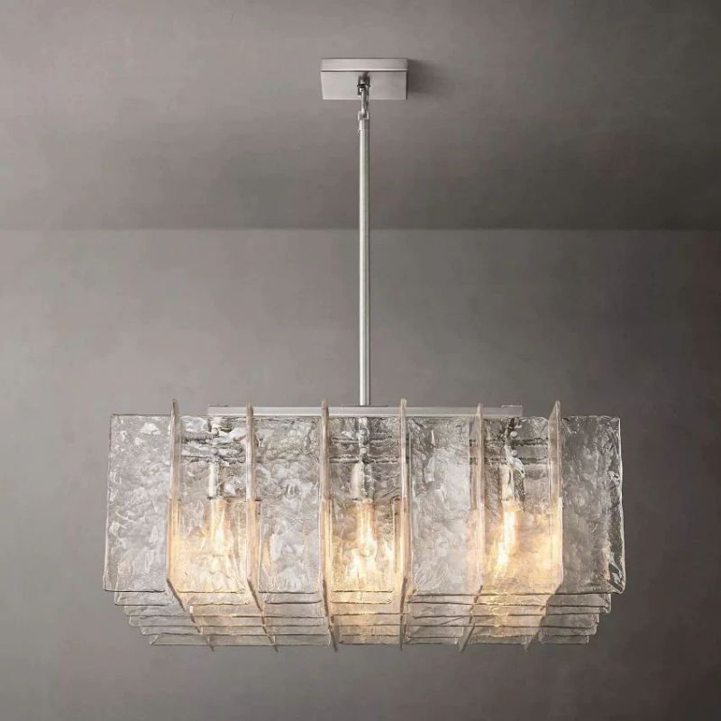 Tiga Square Chandelier 37"