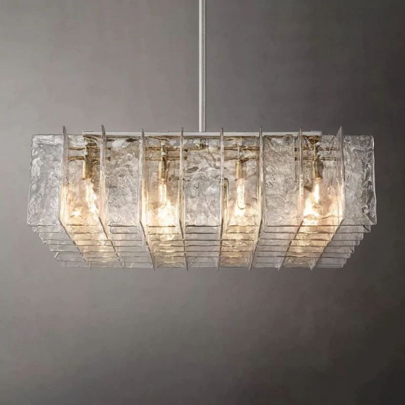 Tiga Square Chandelier 49"