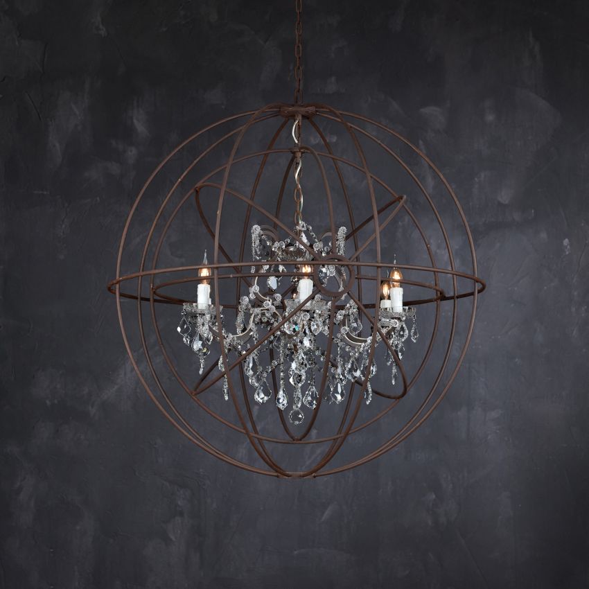 Zoraida Crystal Ball Chandelier