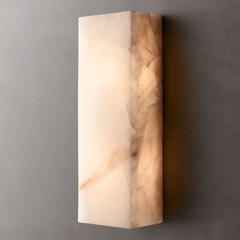 Alabaster Comiss Grand Sconce