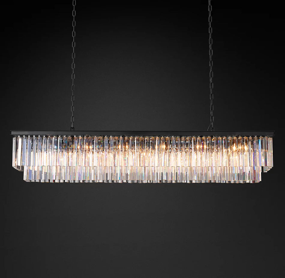 Leonor Rectangular Chandelier 72“