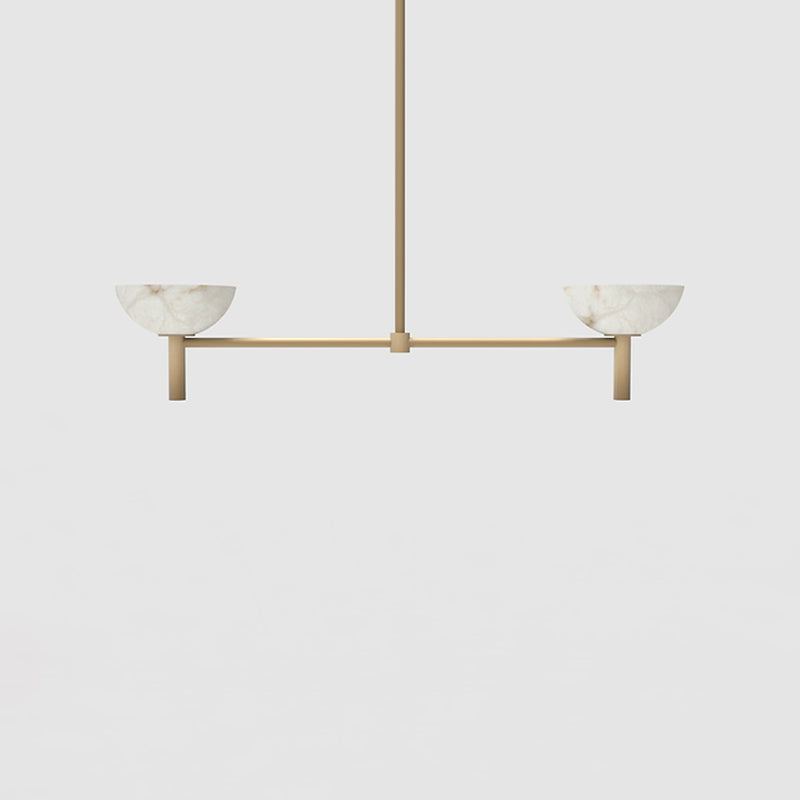 Alabaster Kitchen Island Pendant Light