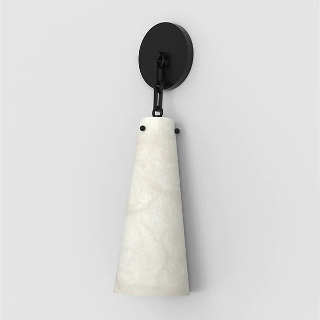 Contemporary Alabaster Wall Sconce