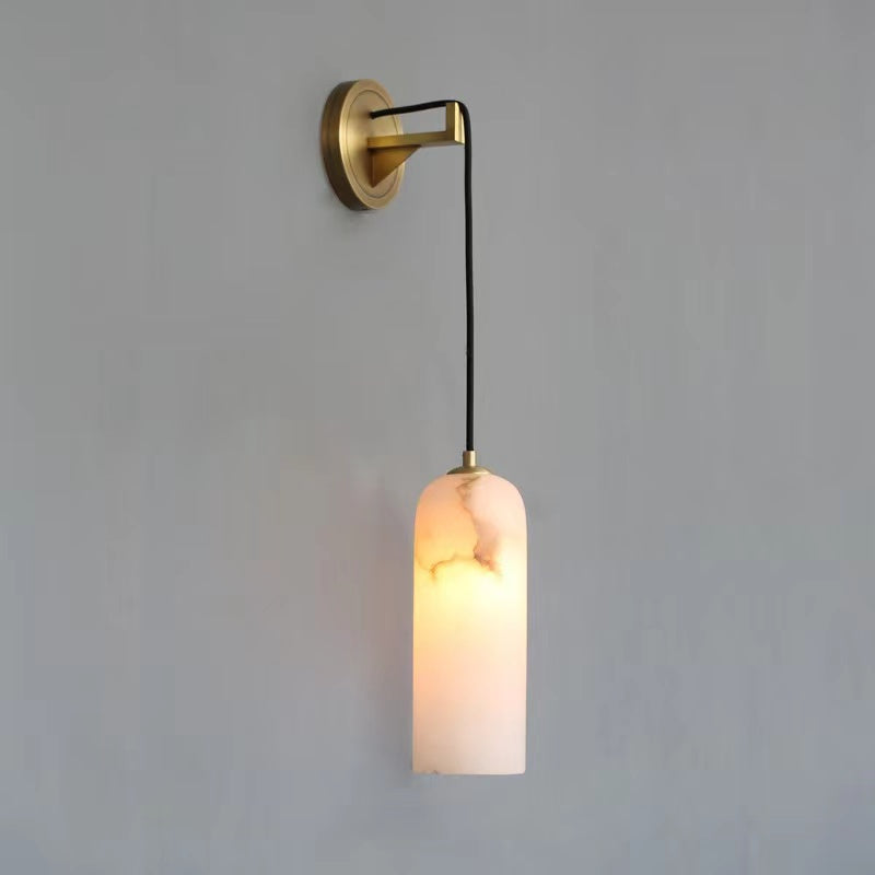 Petra Modern Alabaster Wall Sconce